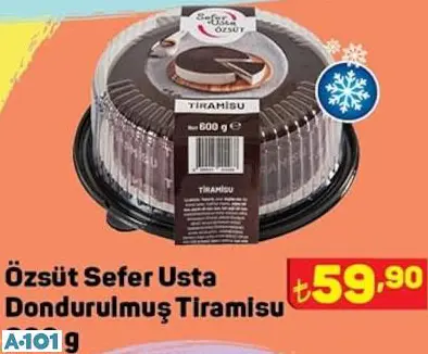 ÖZSÜT SEFER USTA DONDURULMUŞ TİRAMİSU